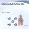 Mini Corazón Estilo Japonés Adornos de Aleación para Uñas Estrella Spray de Pintura Corazón de Melocotón Accesorios para Uñas Día de San Valentín Venta al por Mayor