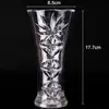 Directo de fábrica al verter agua se iluminará LED de inducción colorida Taza Luminosa boca redonda copo de nieve vaso para jugo vaso de cerveza