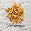Prata Esterlina S925 Banhada a Ouro Sólido Espaçador Recesso DIY Wenwan Contas Budistas Espaçador de Pulseira Arruela Corda Trançada à Mão