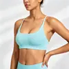 Nuevo sujetador deportivo transfronterizo para mujer con almohadillas extraíbles en el pecho, sujetador de yoga sexy con tiras cruzadas para Pilates y yoga