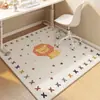 Cadeira Giratória para Quarto Infantil Tapete Quadrado para Chão Tapete Antiderrapante para Cadeira de Computador de Quarto Tapete para Área de Leitura Cadeira de Estudo Tapete sob a Mesa
