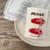 Nuevo festival Año Nuevo rojo niños flor lazo pasador anillo para el pelo combinación pasador para bebé accesorios para el pelo flequillo