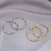 Pendientes de Plata de Ley S925 para Mujer, Lujo Accesible, Gama Alta, Cara Redonda Exagerada, Pendientes de Círculo Grande, Pendientes de Diseño Nicho