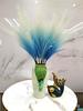 Decoração de Casa Flor Artificial de Simulação Vime de Simulação Gradiente 85cm Decoração de Cena Simples com Flor de Vime de Simulação