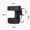 Gancho Lateral de Mesa Porta-Copos Multifuncional para Mesa Suporte para Armazenamento de Copos de Água para Mesa Gancho de Pressão para Copos de Mesa Gancho Pendurável para Mochila Sob a Mesa