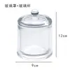 Uma Variedade de Copos de Vidro Transparentes Criativos para Velas de Aromaterapia Sem Fogo, Copo de Vidro para Velas de Aromaterapia DIY, Castiçal