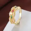 Encaje Hueco Geométrico Moda Vintage Retro Malla Anillo Nicho Temperamento Alto Nivel Sensación Anillo de Dedo Venta al por Mayor