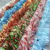 Decoración Navideña de Mayorista Transfronteriza Guirnalda de Hilo Hojas Anchas Tiras de Colores Guirnaldas para Árbol de Navidad Cintas 2m Celebración de Boda