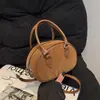 2025 Bolsa Saco Estilo Coreano Bolsa de Mão Diária Bolsa Transversal de Ombro Texturizada para Mulheres Bolsa Quadrada Pequena Simples e Versátil