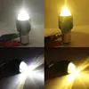 Luzes da motocicleta H4 amarelo e branco bicolor faróis de feixe de luz LED pequeno de aço refletores de arma de olho de peixe lente luzes elétricas