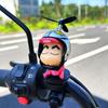 Bateria de carro elétrico carro bicicleta motocicleta decoração pequenos acessórios fofo novo enfeites de guidão boneca pato amarelo