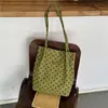 Bolsa Feminina Polca Dot Estilo Coreano 2026 Novo Modelo Bolsa de Mão Grande Capacidade Bolsa de Ombro Versátil Bolsa Tote para o Dia a Dia