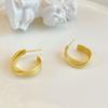 Pendientes de Moda para Transmisión en Vivo de Influencers, Exquisitos y Elegantes, de Venta Caliente, Pendientes Versátiles de Moda de Lujo Ligero de Nicho, Tachuelas Redondas