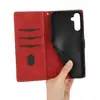 Comércio Exterior Aplicável Samsung S24 Cordão Capa de Couro para Celular A05S Padrão de Malha Emenda Fosca Carteira com Compartimento para Cartões Capa Protetora