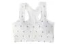 Sujetador tipo camisola floral sin varillas para estudiantes en desarrollo Transpirable Cómodo Ropa interior Soporte para busto Verano LB20