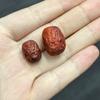 Sándalo rojo azufaifa cuentas sueltas azufaifa roja grande hecha a mano DIY literario juego cuentas de Buda accesorios de joyería cadena de teléfono móvil mano