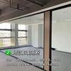 Pared Divisoria de Celosía de Doble Acristalamiento, Mampara Alta de Celosía Hueca, Fabricante de Mamparas de Cristal para Oficina Ignífugas y Aislantes Acústicos de Aleación de Aluminio