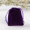 Bolsa de franela de lunares negra para teléfono móvil, auriculares, correa de mano, bolsa para joyas, texto, bolsa de juego, bolsa de franela al por mayor