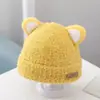 Gorro Infantil para Otoño e Invierno, Lindo y Adorable Gorro de Lana Tejida para Niños, Grueso y Cálido con Protección para los Oídos a Prueba de Viento para Niñas
