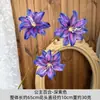3 Lírios Princesa Artificiais para Decorações de Casamento, Decoração de Salão de Banquetes de Hotel, Arranjo de Quarto de Casamento, Arranjo de Flores de Chão