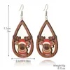 Pendientes de Navidad Europeos y Americanos Set de Pendientes de Navidad Copo de Nieve Campana Pendientes de Navidad Árbol de Navidad Pendientes de Navidad Transfronterizos