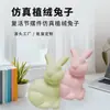 Conejo de Espuma Aterciopelada Personalizado por el Fabricante Conejo Artificial de Pascua Adornos Decoraciones de Escritorio Decoración de Conejo Aterciopelado