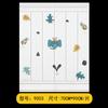 Papel Pintado Autoadhesivo Dormitorio Cálido Estéreo 3D Habitación Infantil Pegatinas de Pared Anticolisión Papel de Espuma Tipo Ladrillo Impermeable y a Prueba de Humedad Dibujos Animados Shihai