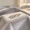 Pendientes de Plata de Ley con Circonita de Lujo Ligero 2026 Nuevos Pendientes Versátiles de Diseño de Gama Alta Estilo Minimalista Fresco Nicho Accesorios para Orejas