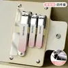 Conjunto de Cortadores de Unha, Cortadores de Unha Anti-Salpicos, Conjunto de Cortadores de Unha Domésticos de Alta Qualidade, Ferramentas de Manicure, Conjunto Completo de Ferramentas de Manicure