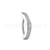 Clavo de Ombligo de Titanio F136 Botón de Ombligo de Diamante Liso Joyería para Piercing Corporal de Aleación de Titanio G23 Hebilla de Venta Caliente Transfronteriza