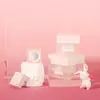 Nuevos Frascos de Gel para Esmalte de Uñas de PP para Otoño e Invierno, Frascos Personalizados Cuadrados Esmerilados para Dispensar Gel de Esmalte de Uñas, Frascos Dispensadores para Uñas con Revestimiento Interior Bloqueador de Luz
