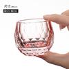 Vaso de chupito de licor Jinshan con lámina dorada, Taza de degustación, Taza de té de vino, Dispensador de vino, Copa de cristal, Copa de cristal que cambia de color
