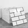 Comércio exterior Cross-Border Hot-Selling Mármore Imitação Azulejo Autoadesivo Papel de Parede Dormitório Fundo Papel de Parede À Prova D'Água 30*30 Processamento