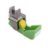 Pie Prensatelas de Plástico Teflon con Rodillo Plano en Forma de Barco Disponible en Stock para Materiales Gruesos y Delgados, Ropa de Algodón y Costura de Quilts