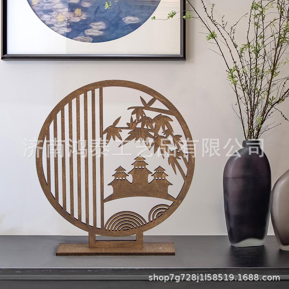 复古小屏风摆件