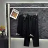 Camisa de Estilo Old Money con Patchwork de Cachemir, Falsa de Dos Piezas para Hombre, Camisa Elegante de Alta Gama de Manga Larga para Primavera y Otoño, Para Vestir en Capas