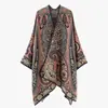 Nuevo chal clásico de moda versátil de alta calidad para otoño e invierno, cachemira sintética, estilo étnico, adecuado para fotografía de viajes en Xinjiang y Tíbet