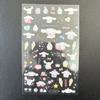 Tarjeta de embalaje láser Pp con encaje transparente para ventana, pegatina de Sanrio, cubierta, pegatina, fondo, base