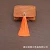 8cm capuchón de metal borla pequeña borla abanico colgante marcapáginas borla ropa accesorios para el cabello borla accesorios decorativos al por mayor