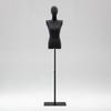 Soporte de exhibición de modelo de cuerpo completo con hombros planos negros de estilo coreano para escaparate de tienda de ropa de mujer