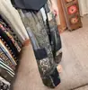 Calça de Pijama de Seda de Algodão para Mulheres, Estilo Fino para Primavera e Verão, Tamanho Grande, Caimento Solto, Calça de Perna Larga de Algodão Artificial, Pode Ser Usada Fora de Casa, Versátil, Cintura Alta, Leve
