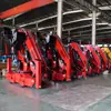 Precio de fábrica grúa de brazo plegable hidráulico de 10 toneladas para camiones, grúa montada en camión de 1-25 toneladas con control remoto inalámbrico