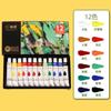 Pigmento Acrílico para Pintura Principiantes Pintado a Mano Pared Pintada 12/18/24/36 Colores Soporte Acrílico 12ml Fábrica Marley