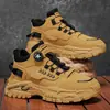 Botas Martin para Hombre de Caña Alta Ocultas para Aumentar la Altura Otoño Transpirables Retro Zapatos de Papá Casuales con Suela Gruesa Botas de Trabajo para Hombre