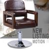 Silla de peluquería con reposabrazos de madera maciza, silla de barbería, silla reclinable elevadora para cortar el pelo, venta al por mayor 3022