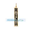 M22 novo pingente de cobre puro micro-incrustado Sonho de Amor Feliz Chefe Feliz letra feliz