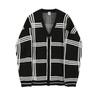 Suéter informal a cuadros para hombre, chaqueta de estilo coreano, estilo holgado y combinable, para invierno