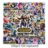 100 folhas de adesivo criativo para tablet, carro, scooter, motocicleta, periférico do jogo Aliança dos Heróis