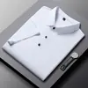 Camisa Polo de verano sin costuras de seda helada para hombre transfronteriza, camiseta casual con solapa de comercio exterior, chaqueta fina de manga corta para negocios