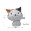 8 linda familia de gatos Meow familia Dibujos animados creativo hebilla magnética imán de refrigerador imán material de la carcasa del teléfono móvil